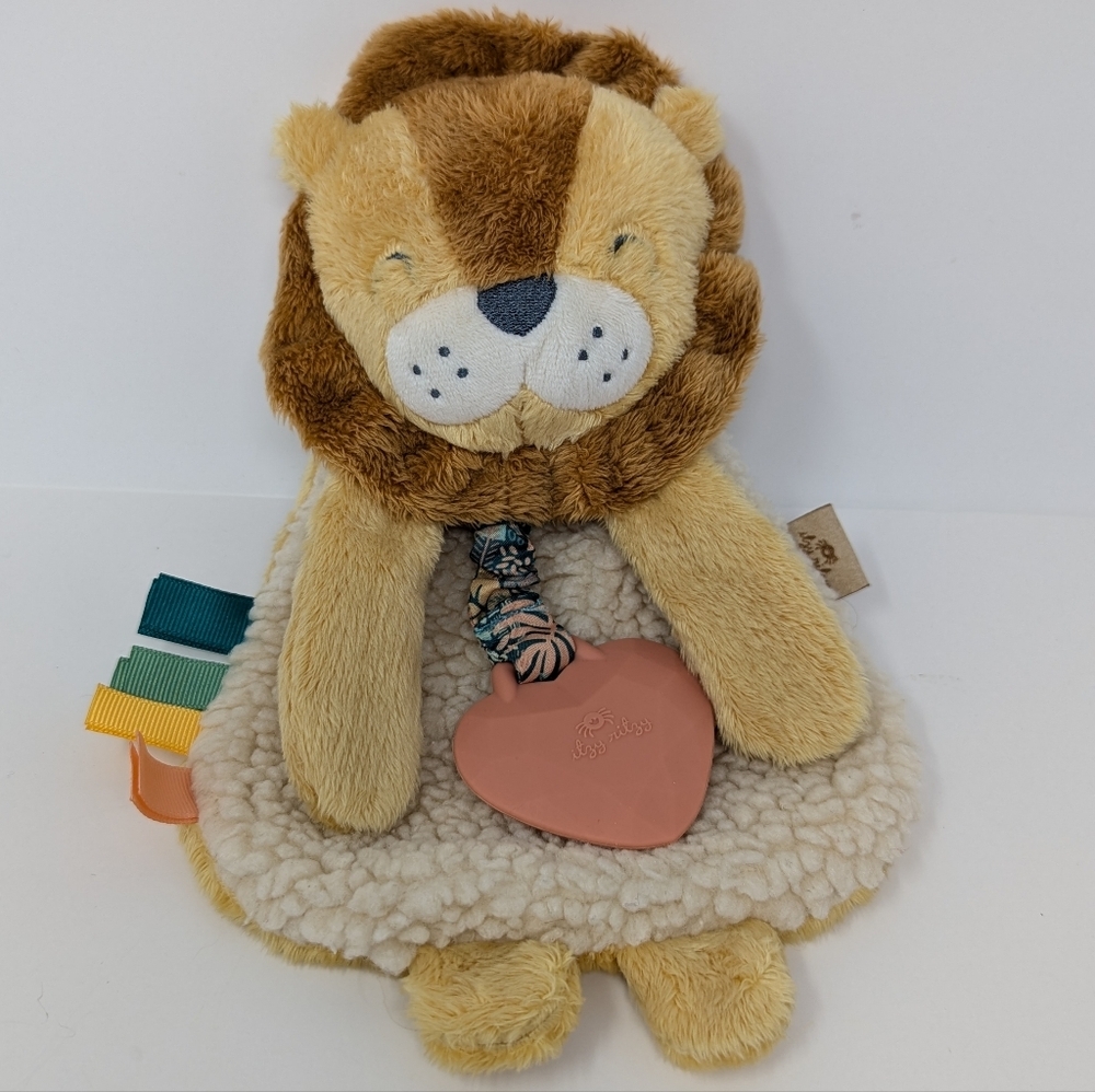 Itzy Ritzy Lovey Baby Lion Plush Stuffed Animal Buddy Teether